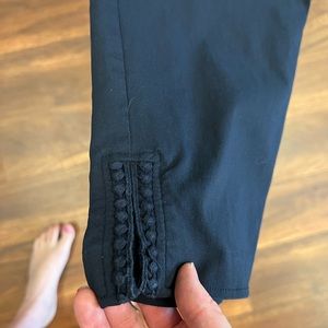 Van heusen cropped pull on pants navy